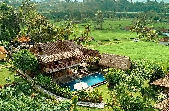 ロッジ Kubu Sakian Wisma Kerta
